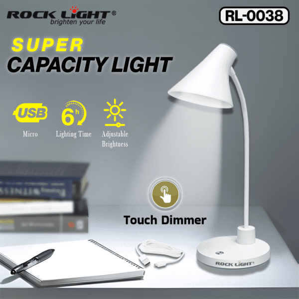 Rocklight study lamp