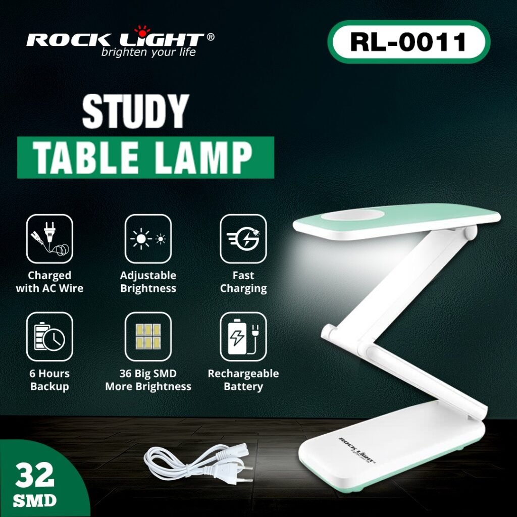 Rocklight study table lamp