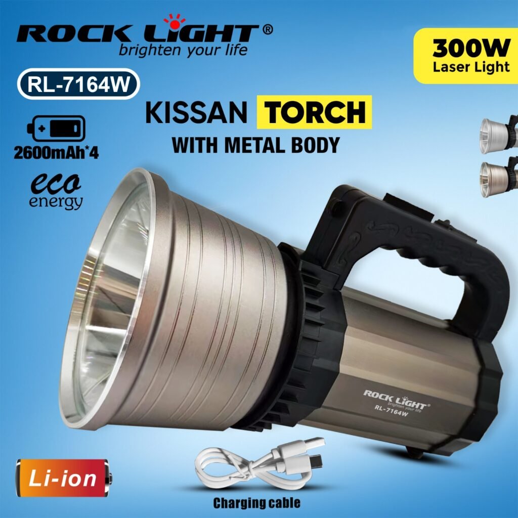 RL 7164W Kissan Torch bright rechargeable torch for farmers - Rocklight ...